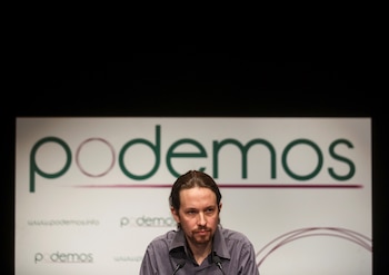 Pablo Iglesias, cofundador del izquierdista