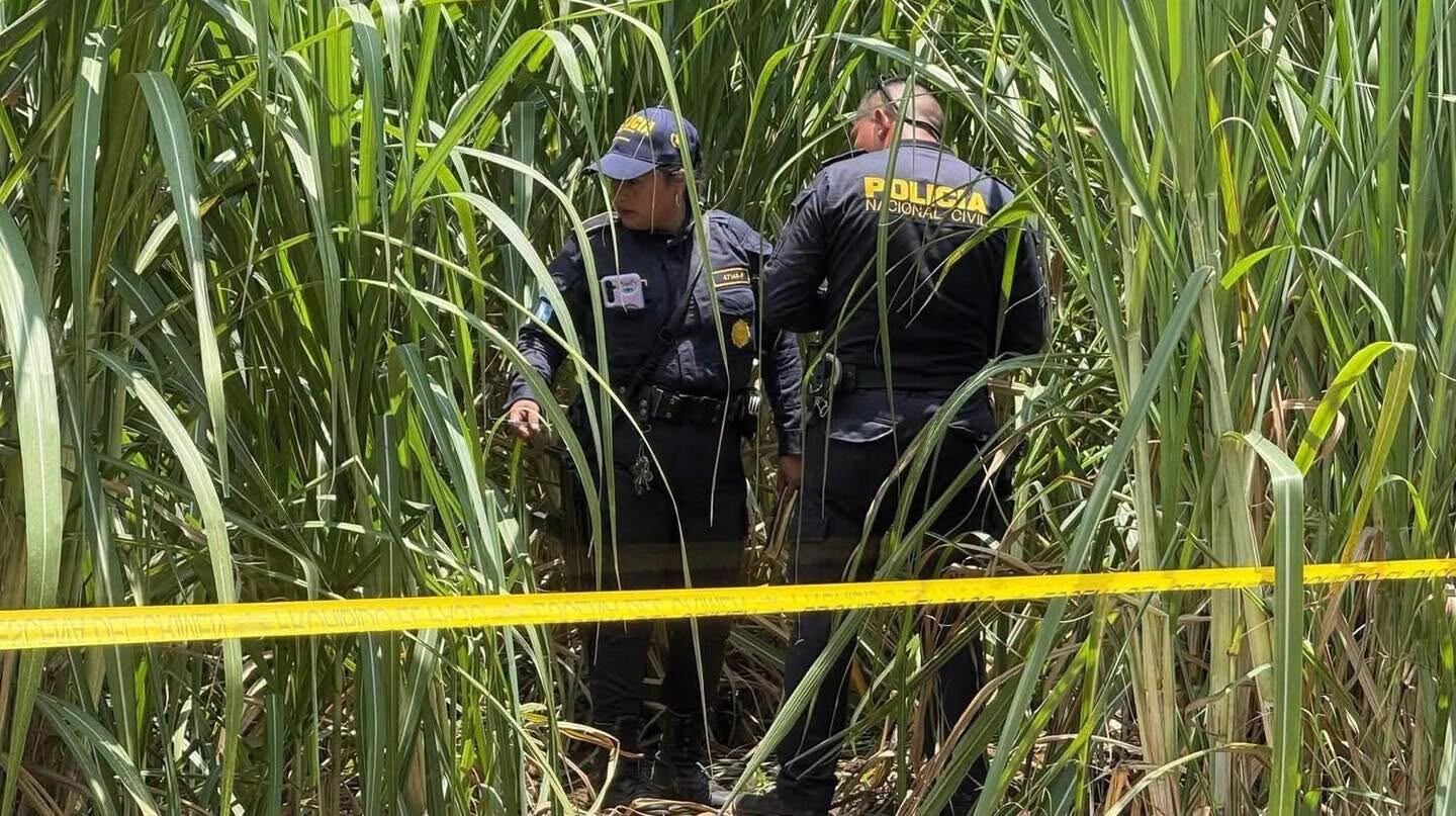 Hallaron muertos a una pareja de esposos en un cañaveral y rescataron a su bebé de un año en Guatemala