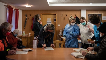 Centro de vacunación cerca de