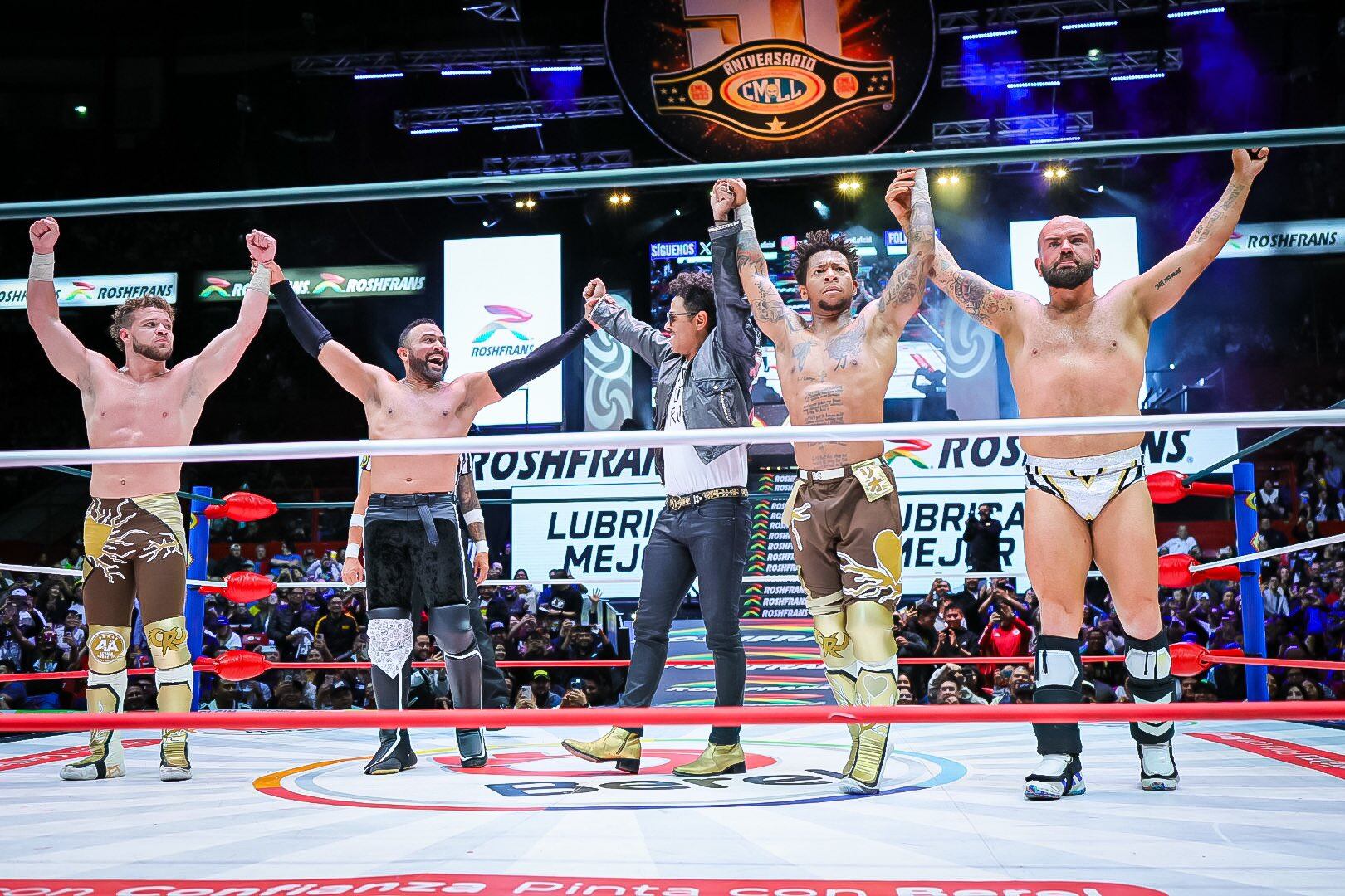 Usuarios en redes celebraron el encuentro entre Kalimba y Lio Rush: “Esto es lucha libre mexicana, un desmadre con corazón”, comentaron entre risas. (X / CMLL)