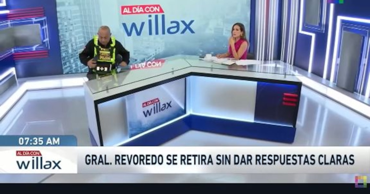 General de la Dirincri abandona entrevista en vivo tras ser cuestionado por falta de pruebas en caso Trujillo