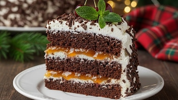 Pastel selva negra de cereza