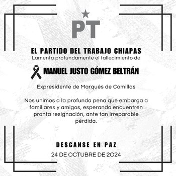 Esta fue la esquela que