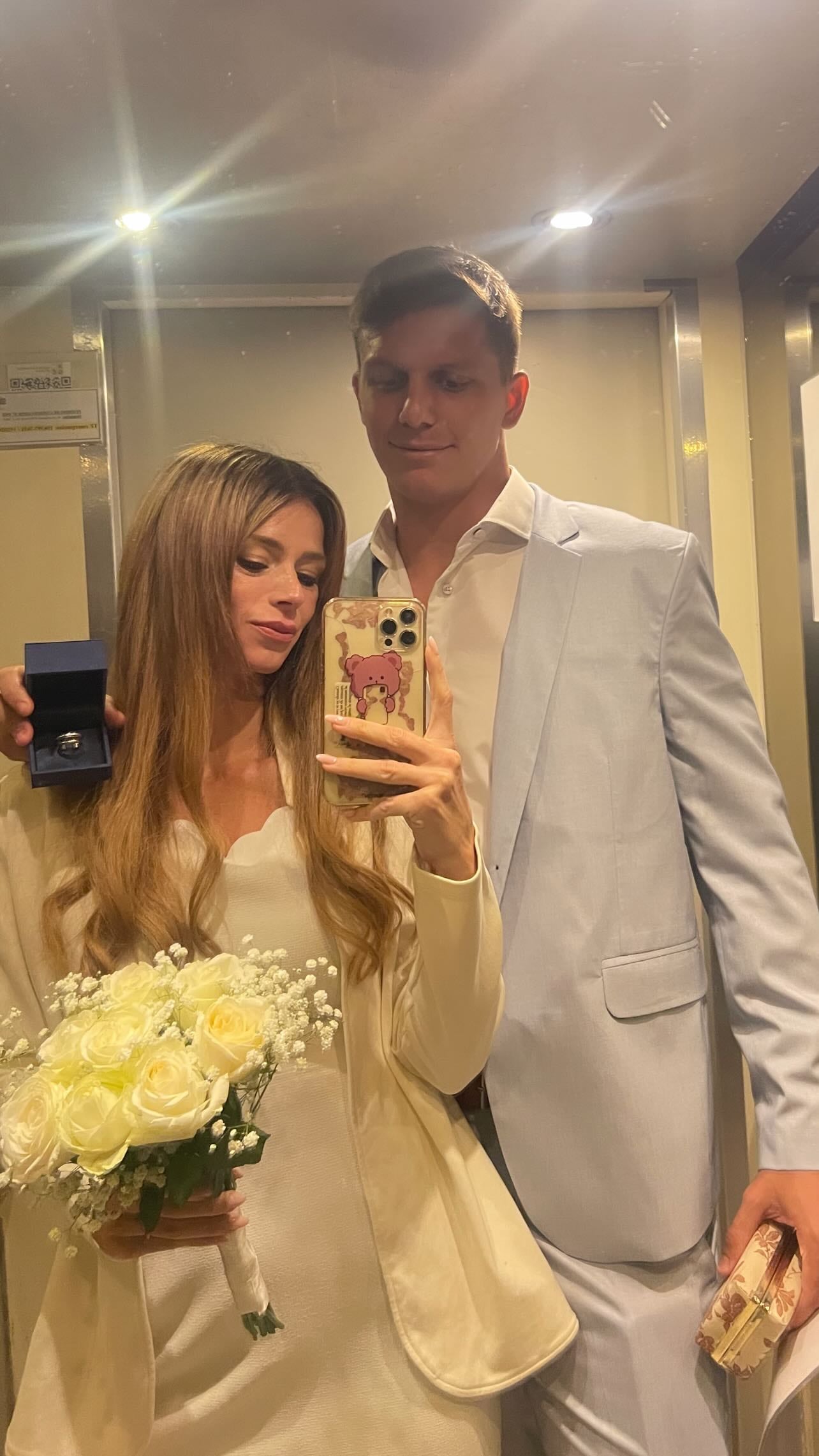 Camila Giorgi y Andreas Pasutti se casaron en la Sede Comunal 14 de la Ciudad de Buenos Aires (@camila_giorgi_oficial)