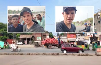 Díaz recorrió las calles del