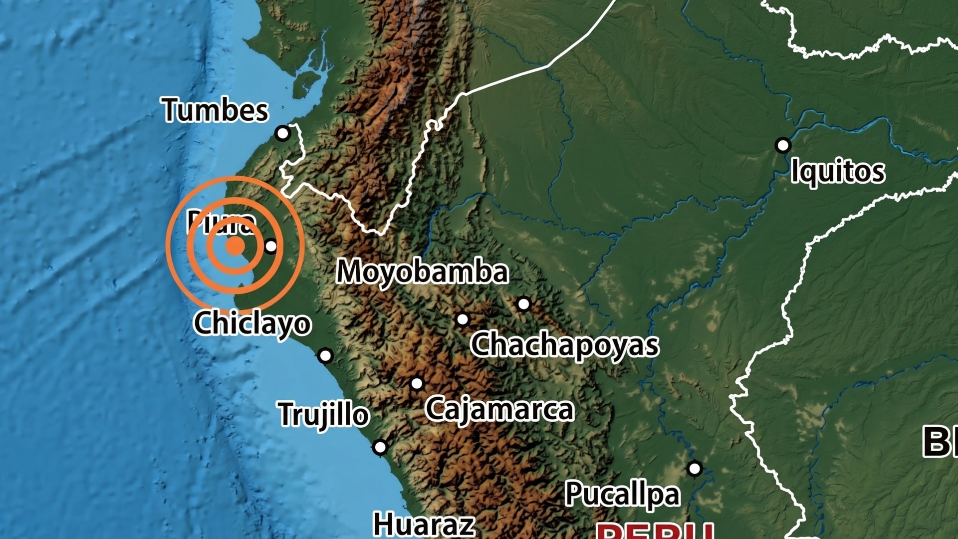 Sismo de 4.5 remece Piura: epicentro fue a 52 km. al suroeste de Sechura
