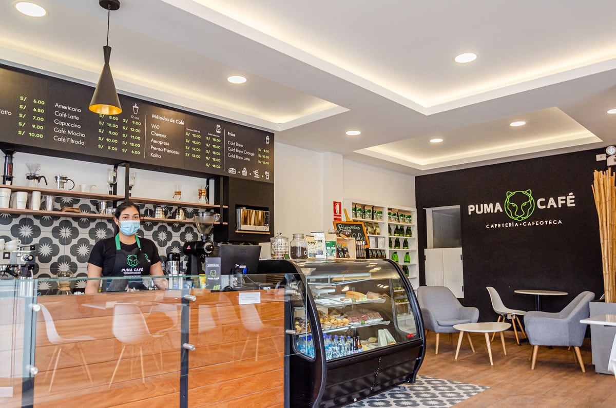 Puma Café ya cuenta con un local, página web, etc. Foto: Central Café y Cacao