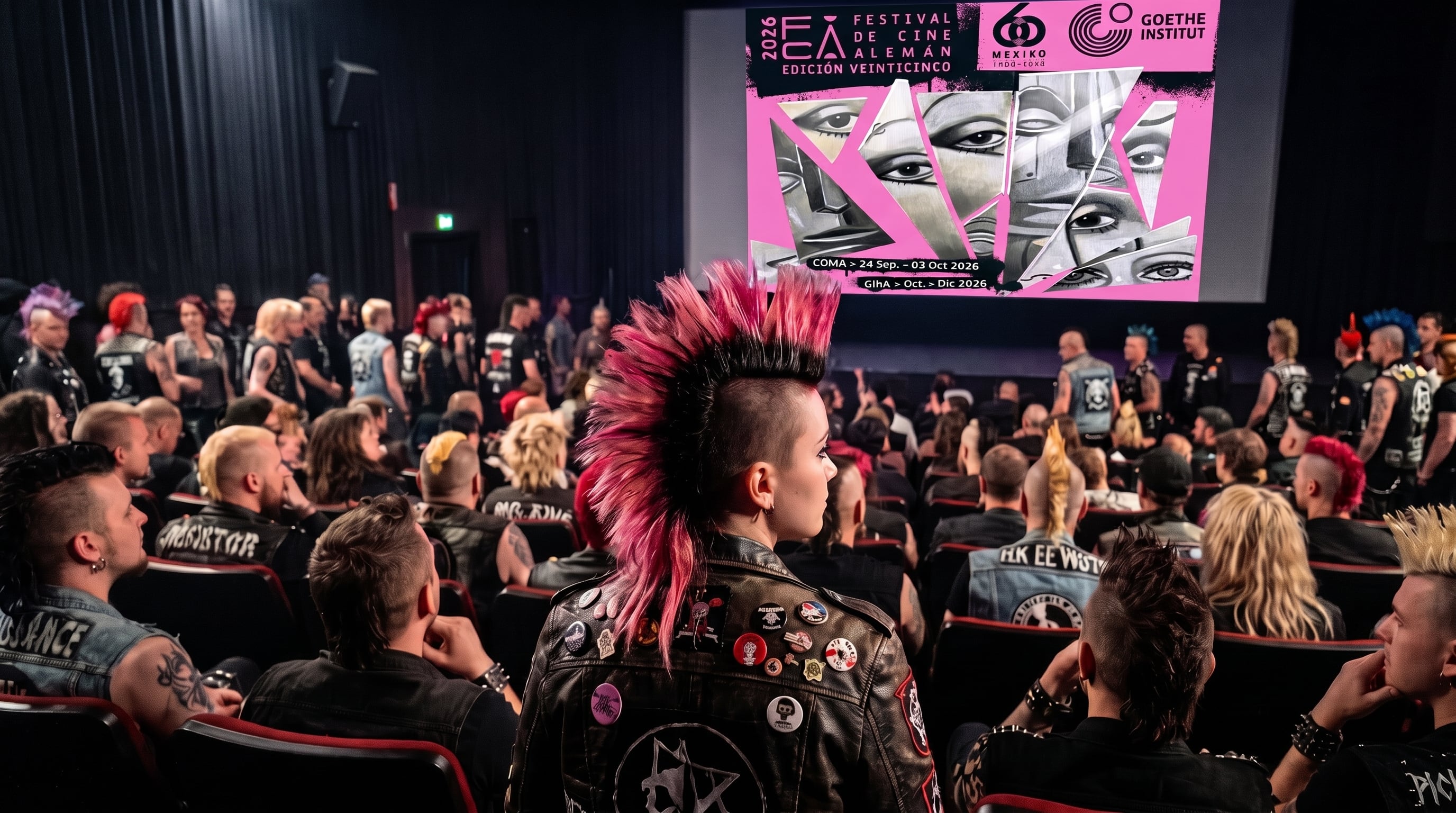 El 25º Festival de Cine Alemán reunirá documentales y ficciones que recorren medio siglo de punk. (Imagen Ilustrativa Infobae)