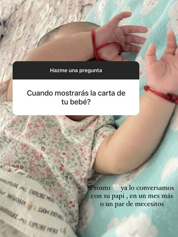 Melissa Klug y cuándo revelará