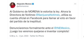 El dirigente nacional del Partido