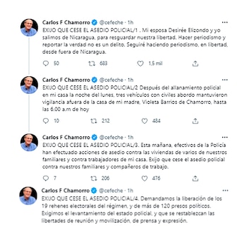 El periodista hico el anuncio