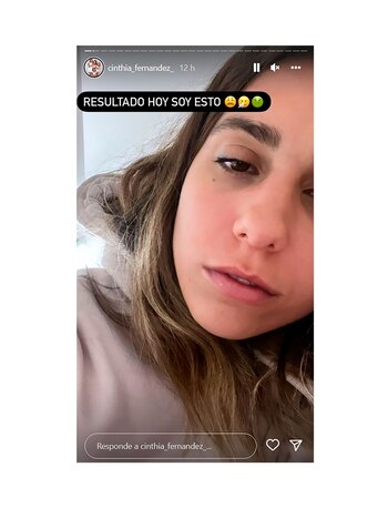 Cinthia Fernández contó que se