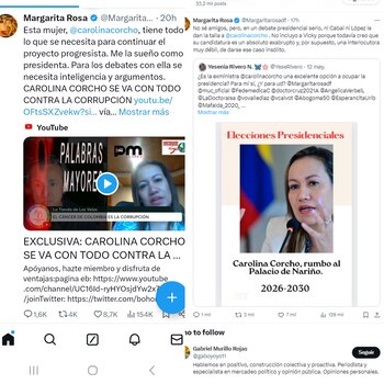 Margarita Rosa de Francisco llenó