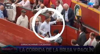 Magaly Medina cuestiona presencia de Paolo Guerrero en zona gratuita de Acho: “La próxima que pague su entrada”. Captura: Magaly TV La Firme.