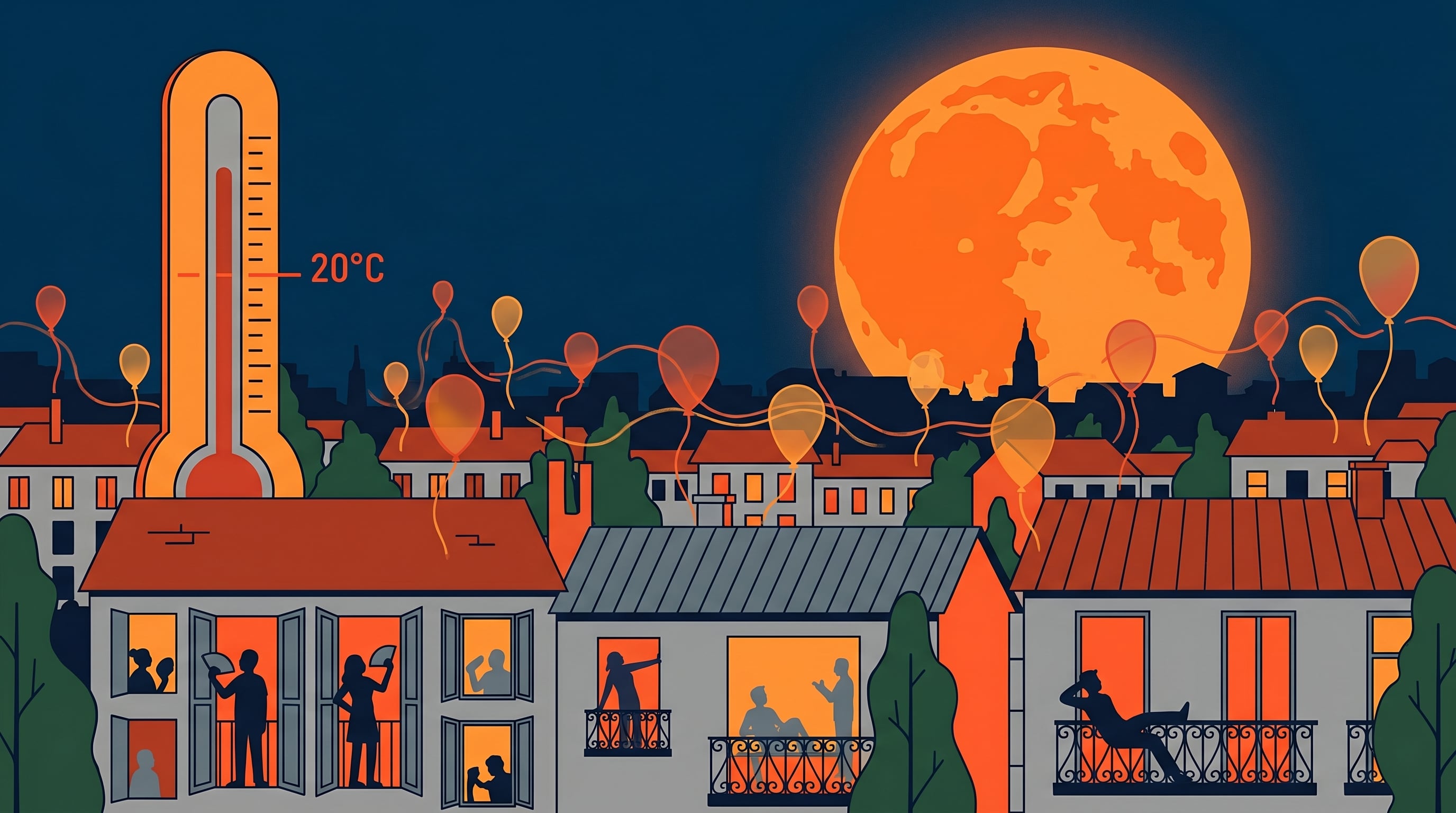 Europa no duerme: las noches tropicales exponen el costo real de la ola de calor