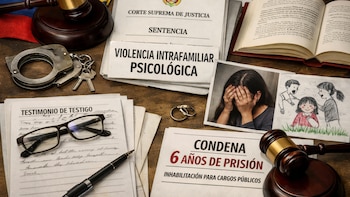 Corte Suprema ratificó que la violencia psicológica en el hogar puede probarse sin peritaje, pero fijó condiciones en medio de condena ratificada