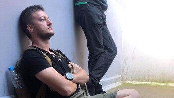 El periodista italiano Claudio Locatelli