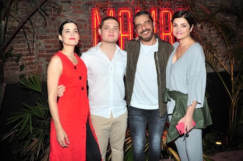 Toto Kirzner, con su familia