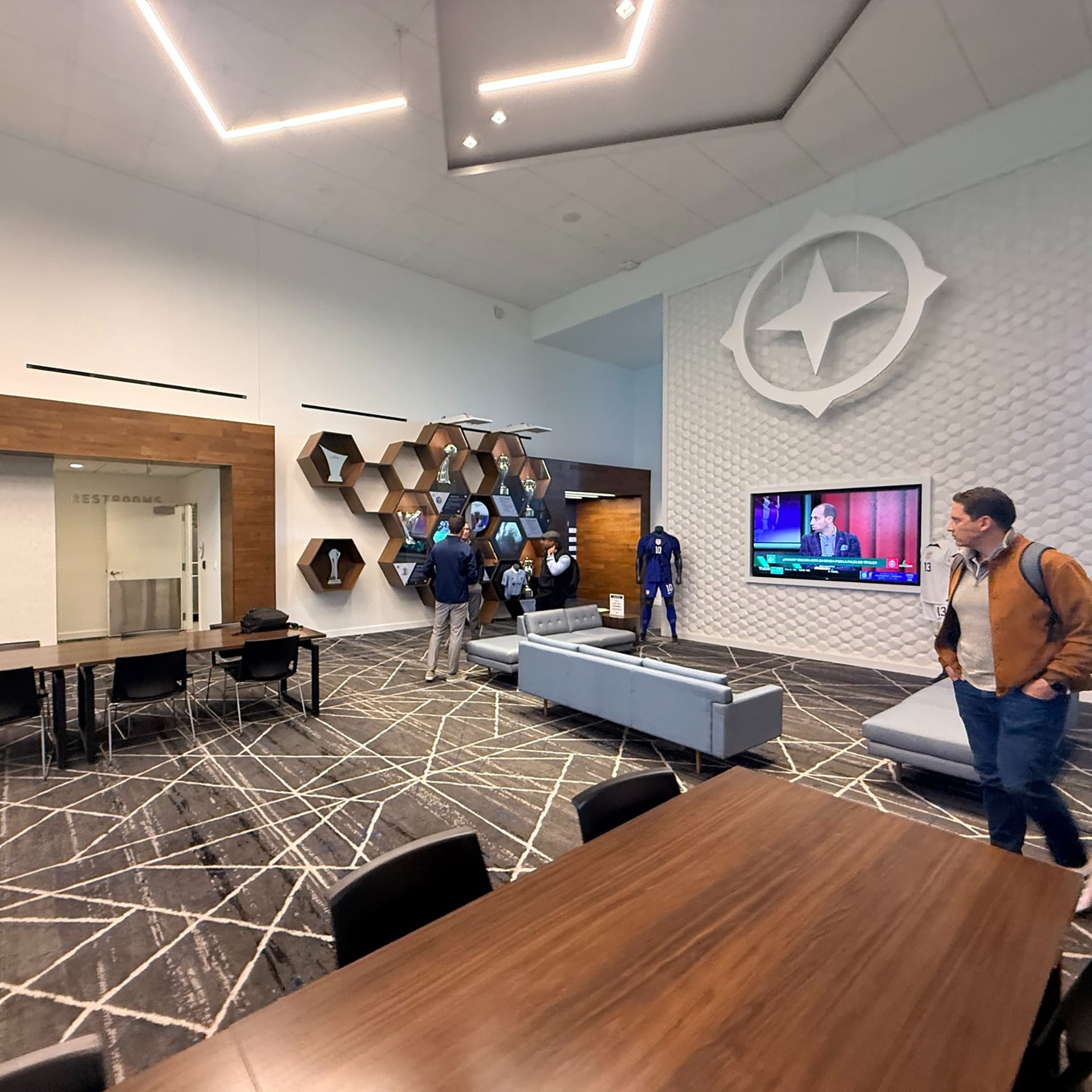 El sector de recreación también es amplio y confortable (@afaseleccion)