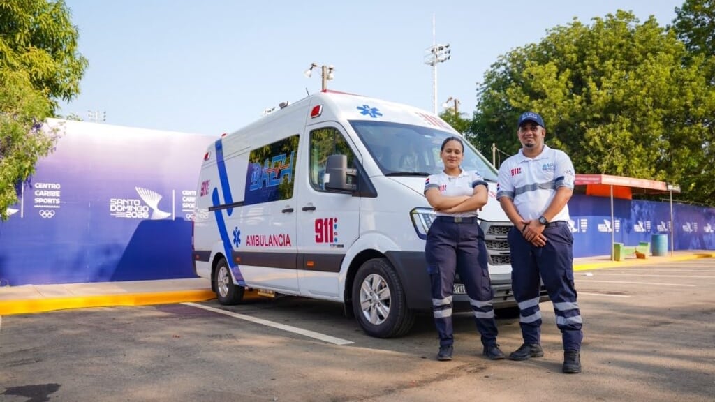 Alistan 70 ambulancias y 300 colaboradores para los Juegos Centroamericanos en Santo Domingo 2026