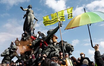 People attend the traditional May