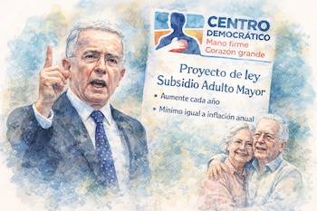 Álvaro Uribe y el Centro Democrático proponen modificación en el subsidio para el adulto mayor en Colombia