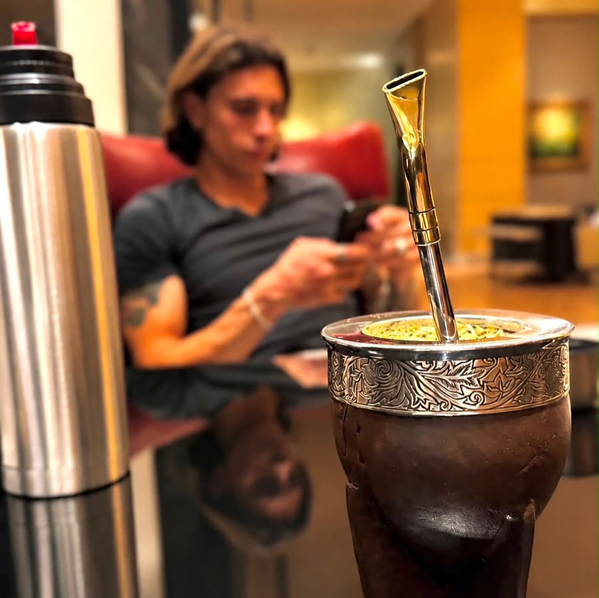Las fotos de Riccardo Calafiori en sus vacaciones por Buenos Aires