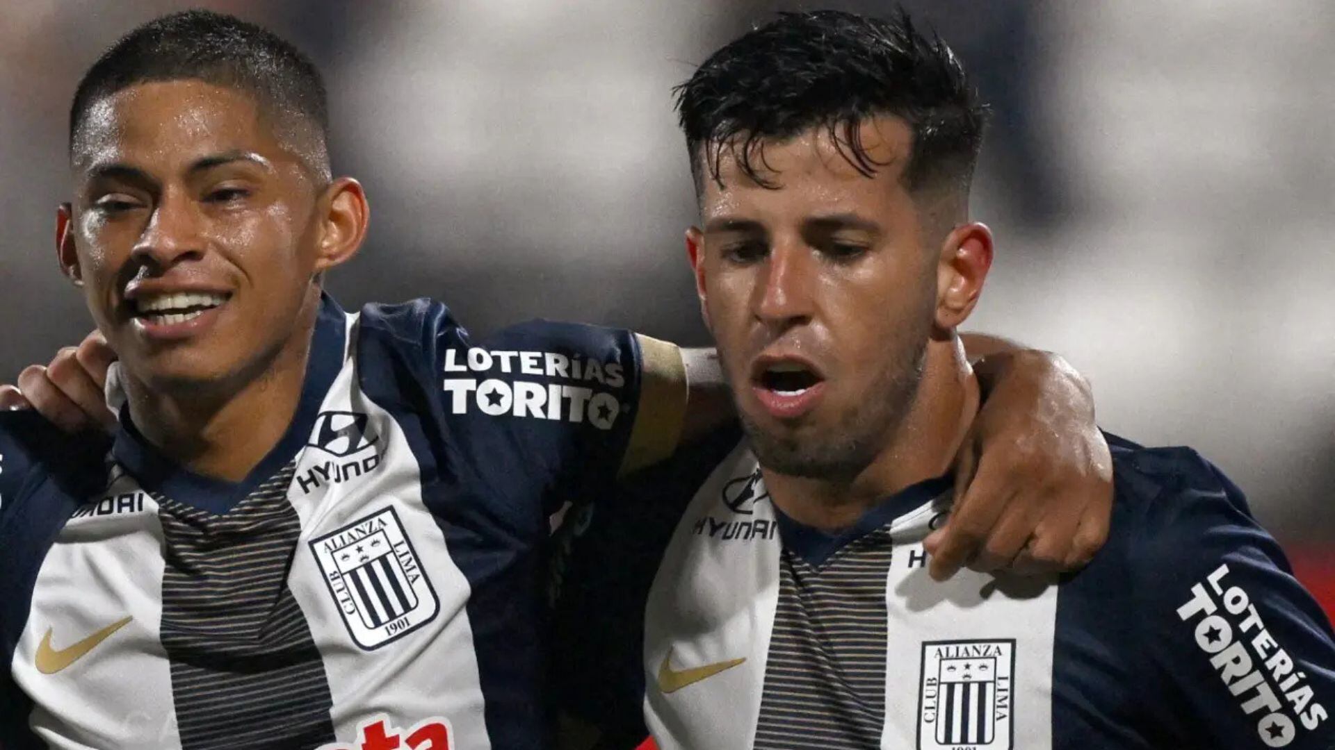 Kevin Quevedo y Pablo Ceppelini, los abanderados de Alianza Lima contra Atlético Grau, en Matute. - Crédito: Difusión