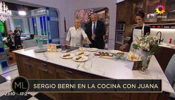 Sergio Berni en la cocina