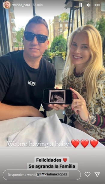 La reacción de Wanda Nara