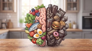 Cómo la alimentación y la salud metabólica podrían afectar el funcionamiento del cerebro, según un psiquiatra de Harvard
