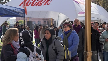 Protesta universitaria, en vivo: arrancó la atención sanitaria de la UBA en Plaza de Mayo