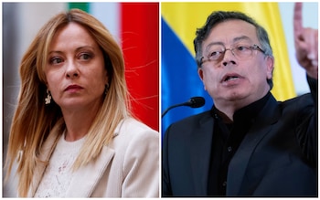 Giorgia Meloni - Gustavo Petro