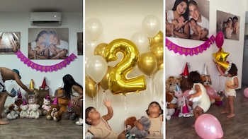 Globos, peluches y regalos: así