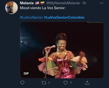 Tomado de Twitter @MyNameIsMelanie