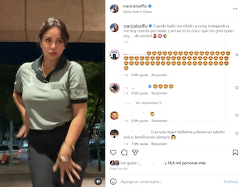 A dançarina Maricielo Effio compartilha