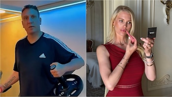 La divertida rutina de entrenamiento de Maxi López para recibir a Daniela Christiansson: “Ya lavé los platos”