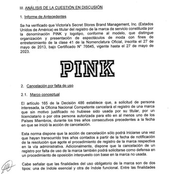 Parte de la resolución de
