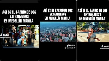 Valentina recorrió el barrio para