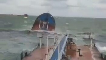 Dos petroleros rusos se accidentaron