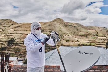 La empresa Hughes también quiere trabajar con el Estado. (Hughes)