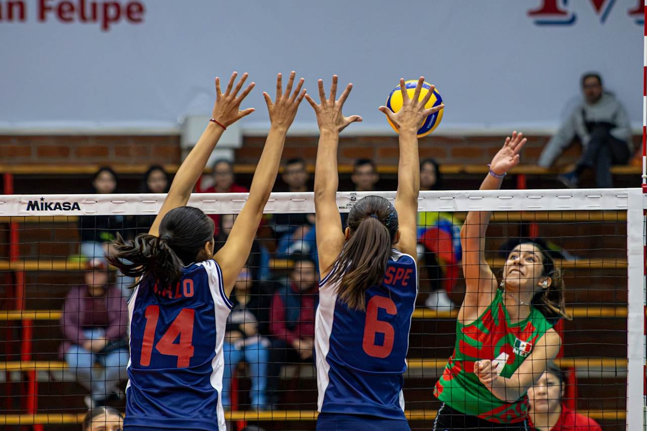 Perú enfrenta a México por la fecha 3 del Mundial Sub 17 de Vóley 2026. Crédito: Volleball World