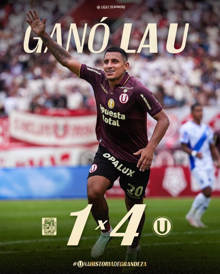 El gol ante su último rival no solo contribuyó al resultado colectivo, sino que también acercó al atacante a una cifra simbólica. Valera suma 90 anotaciones con Universitario y mantiene viva la ilusión de llegar a los 100 antes de terminar el año (Liga 1)
