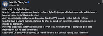 matilde obregon -México- 17 julio