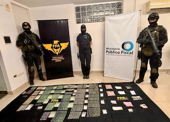 Las drogas secuestradas