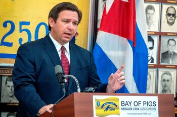 Ron DeSantis, gobernador del estado