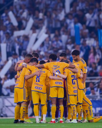 Aficionados de Rayados realizan gestos