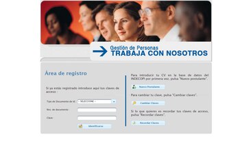 Portal para postular a Indecopi.