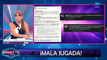 Magaly Medina comenta las reacciones en redes tras publicación de Cuto Guadalupe. Captura: Magaly TV La Firme.