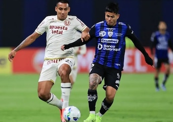 Alex Valera tuvo dos chances